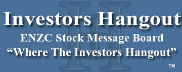 <b> (ENZC) Stock</b> Price,<b></b> News,<b></b> Quote & History - Yahoo Finance U. . Enzc stock message board